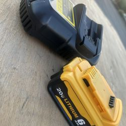 Battery Dewalt 6 Ah Plus Charger 