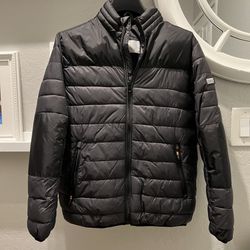 Zara Boy’s Youth Black Puffer Jacket 11-12 Year The Olds 