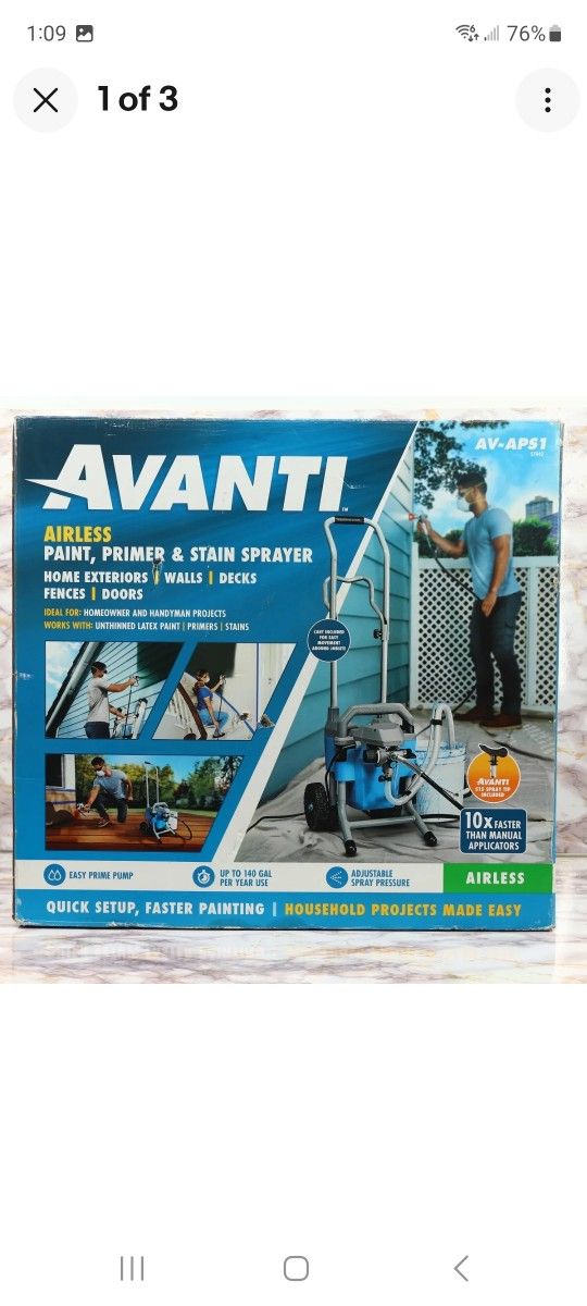 Paint Sprayer -Avanti
