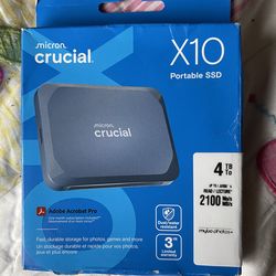 💾 Crucial X10 4TB SSD (Micron) — High-Speed External Storage