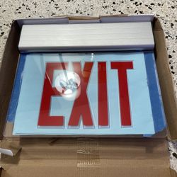 Edge Lit Led Exit Sign