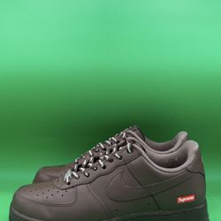 Nike Air Force 1 Supreme “Brown” OG Box