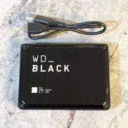 WD BLACK P10 4TB External USB Portable Game Hard Drive