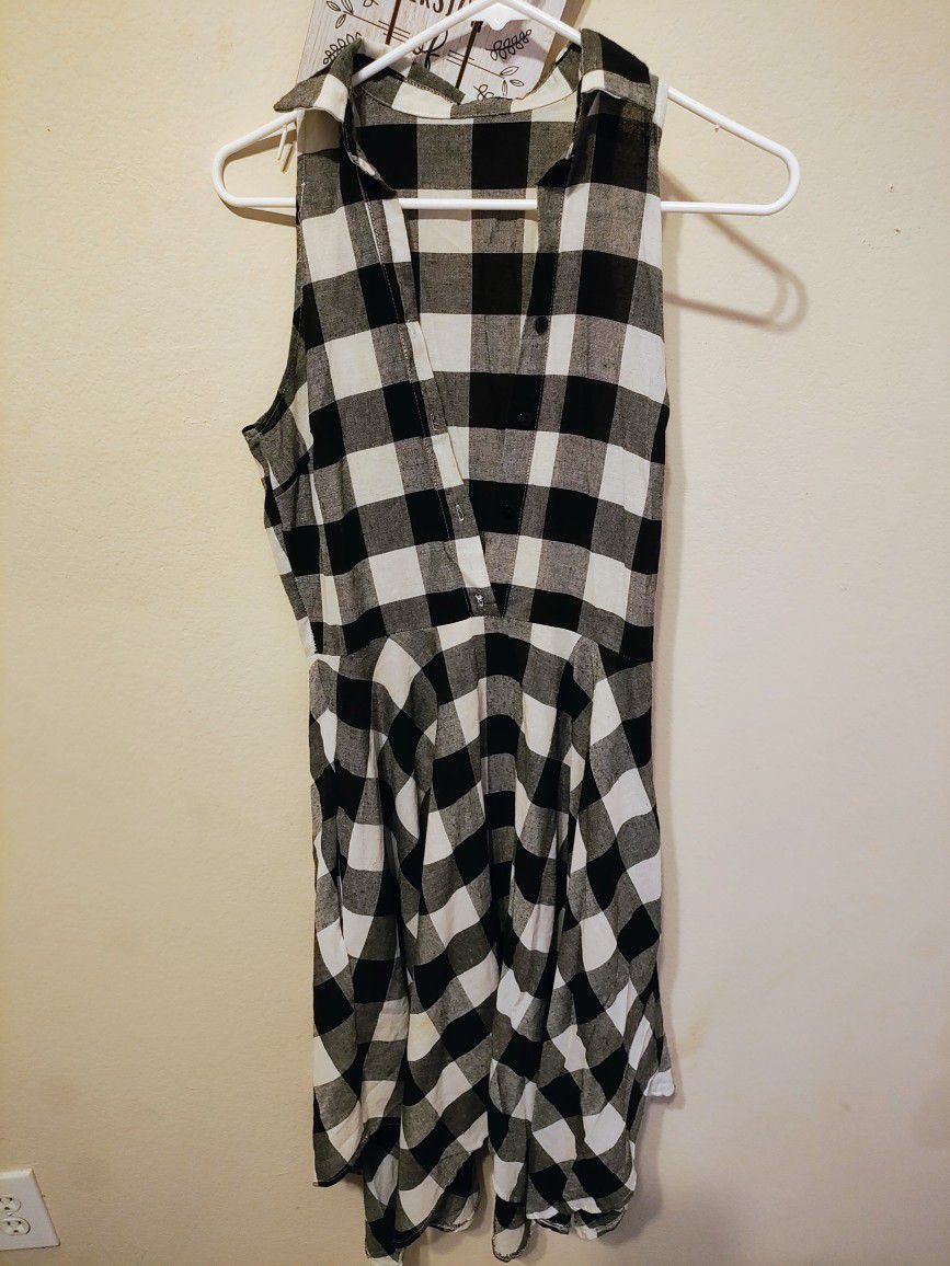 Black And White Striped Dress