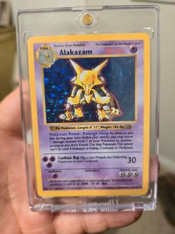 Shadowless baseset Alakazam holo