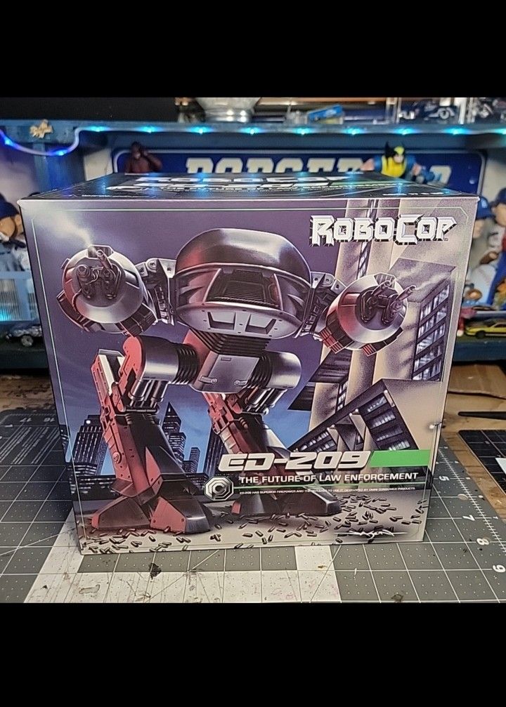 NECA Robocop ED-209 Fully Poseable Action Figure BAC PREOWNED READ DESCRIPTION