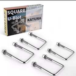 Katuna Set Of 4 Stainless Steel Square U-Bolt Boat Trailer D-1/2 x W 3-1/16 XL 4-5/16 304