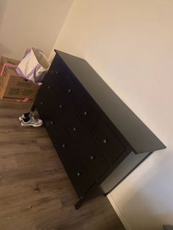 Black 8 drawer IKEA Dresser