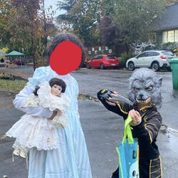 Creepy Girl Halloween Costume Dress 10-13Y