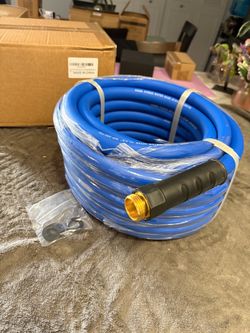 New 50’ blue hybrid hose