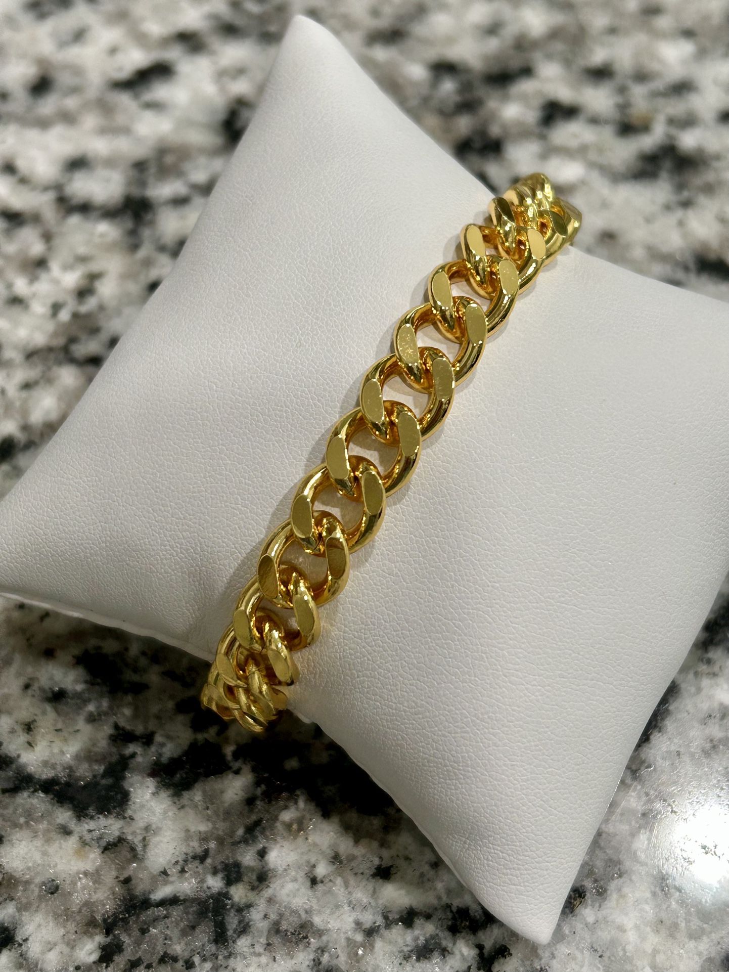 New 18ktgp Over s925 Chain Link Bracelet