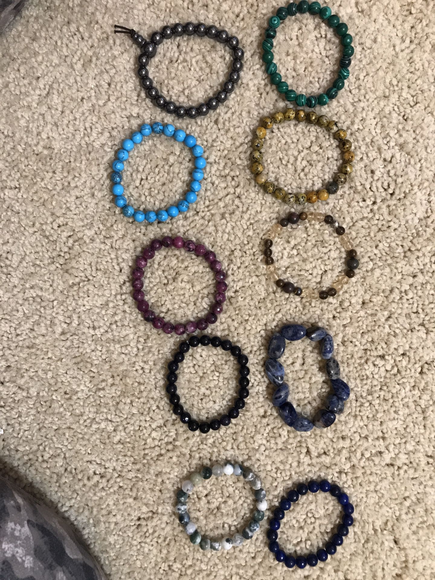 Authentic gem bracelets