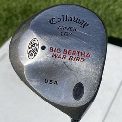 Callaway Big Bertha 10 Degree War Bird Driver