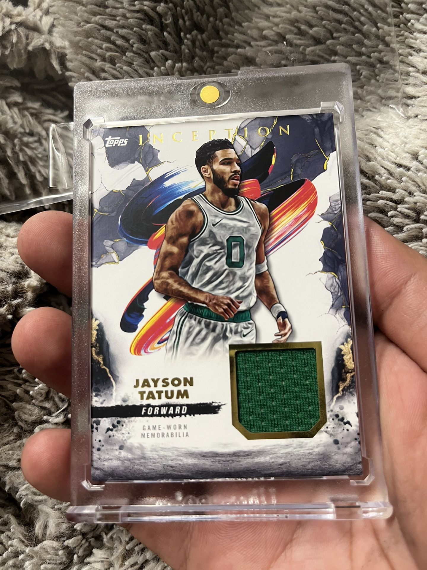 2025 Topps Inception Jayson Tatum Game-Worn Patch Memorabilia