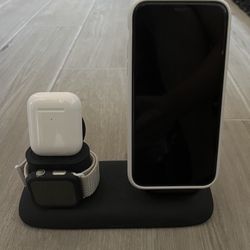 3-In-1 Charging Station for iPhone & Apple Watch & AirPods