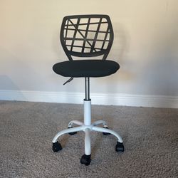 A Pair Of Black Rolling Chairs From Wayfair (19 Inches Wide)