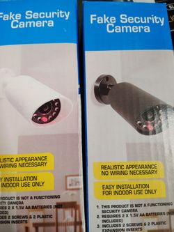 Fake Security Camera 2 For 10$