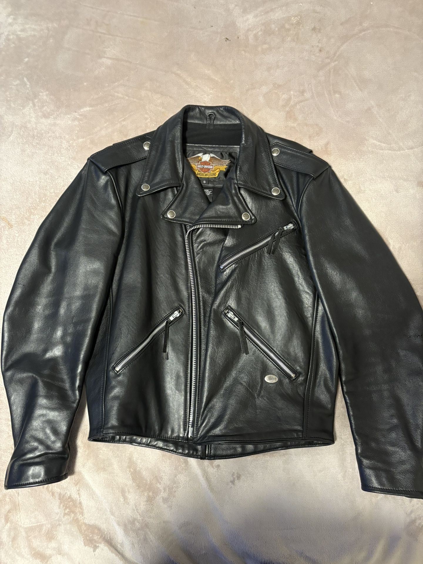 Harley Davidson Leather Jacket S Vintage.