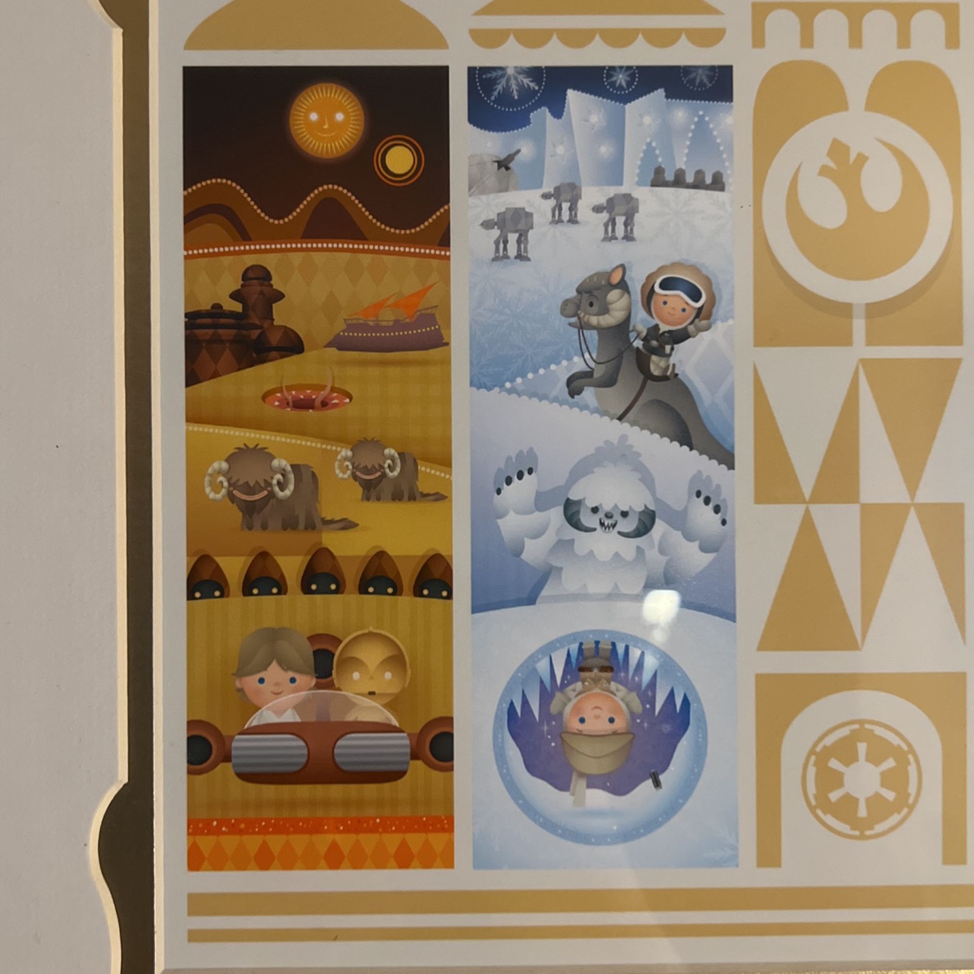 Disney Art- Star Wars/ It’s A Small World