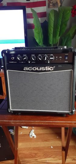 ACOUSTIC G10 AMPLIFIER 20 WATTS 8" SPEAKER CLICK ON PICTURE YOU WILL GET FULL PICTURE SIZE 