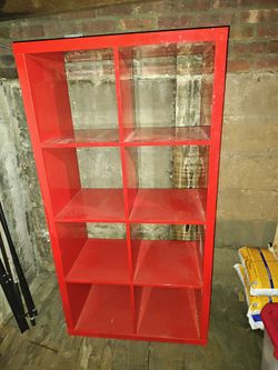 Red 2x4 Kallax