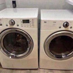 🔆$525/obo 🔆LG 4.0 CuFt Steam Washer & LG 7.3 CuFt Gas Dryer 27” Stackable 🔆Cash/PickupOnly🔆