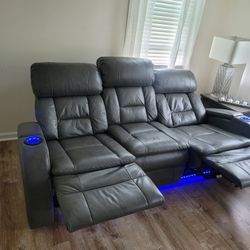 Reclining Couch With Led Lights