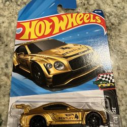Hot Wheels '18 Bentley Continental GT3 Mainline 2025 Gold 162/250