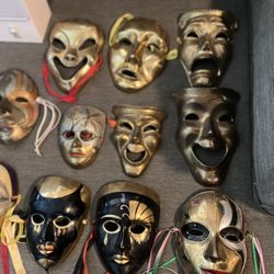 Vintage Brass Masks $5.00 Each