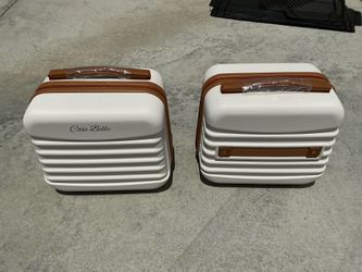 CoseBelle Hard Shell Travel Cosmetic Cases – Set of 2