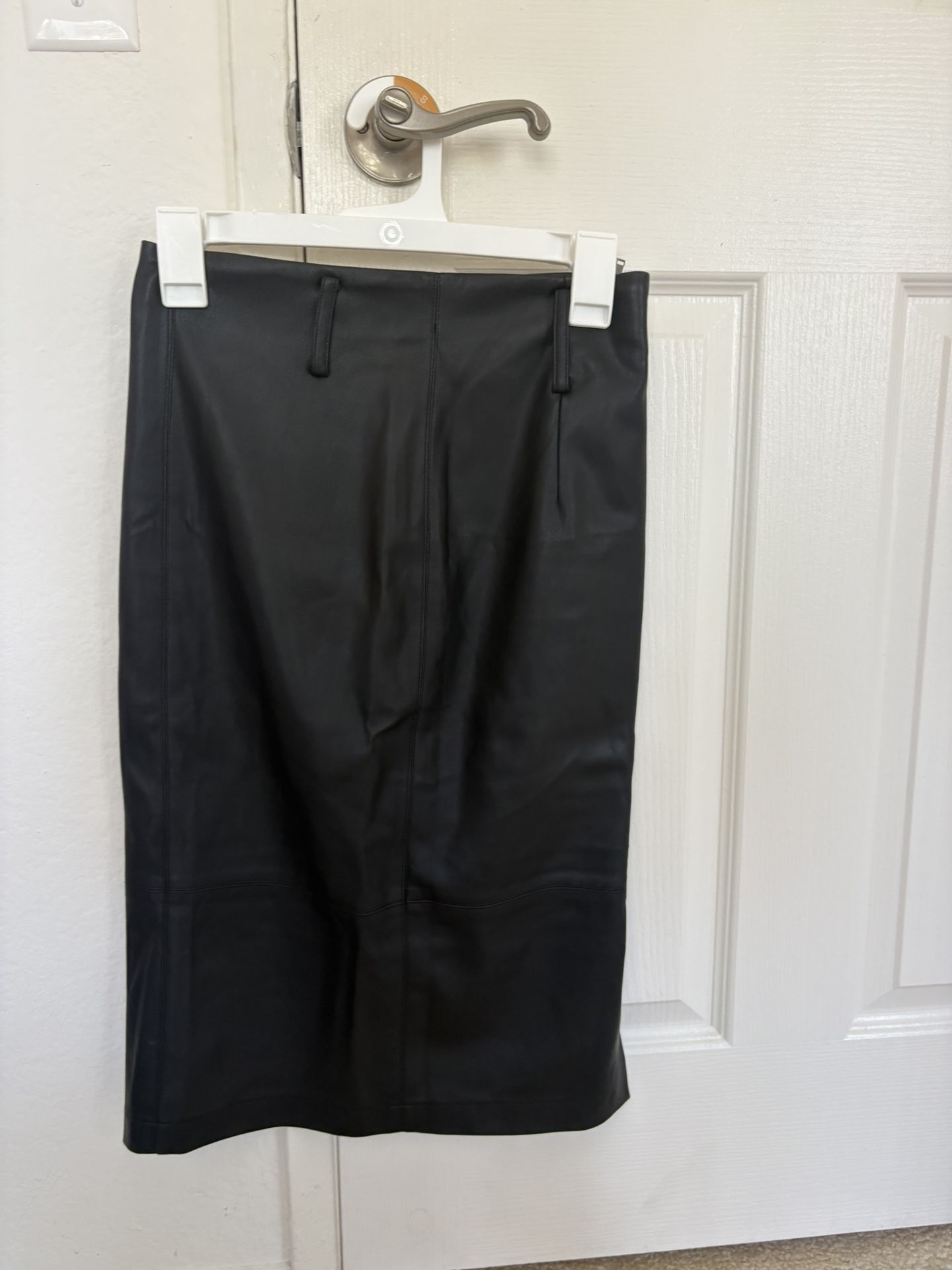 Black Leather Skirt