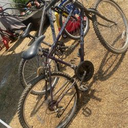 Two Huffy Mountain Bikes