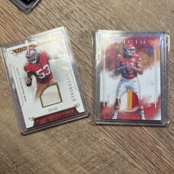 Patrick Mahomes II & Navorro Bowman Cards 