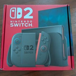 Nintendo Switch 2 with perfect screen Protector Applied 