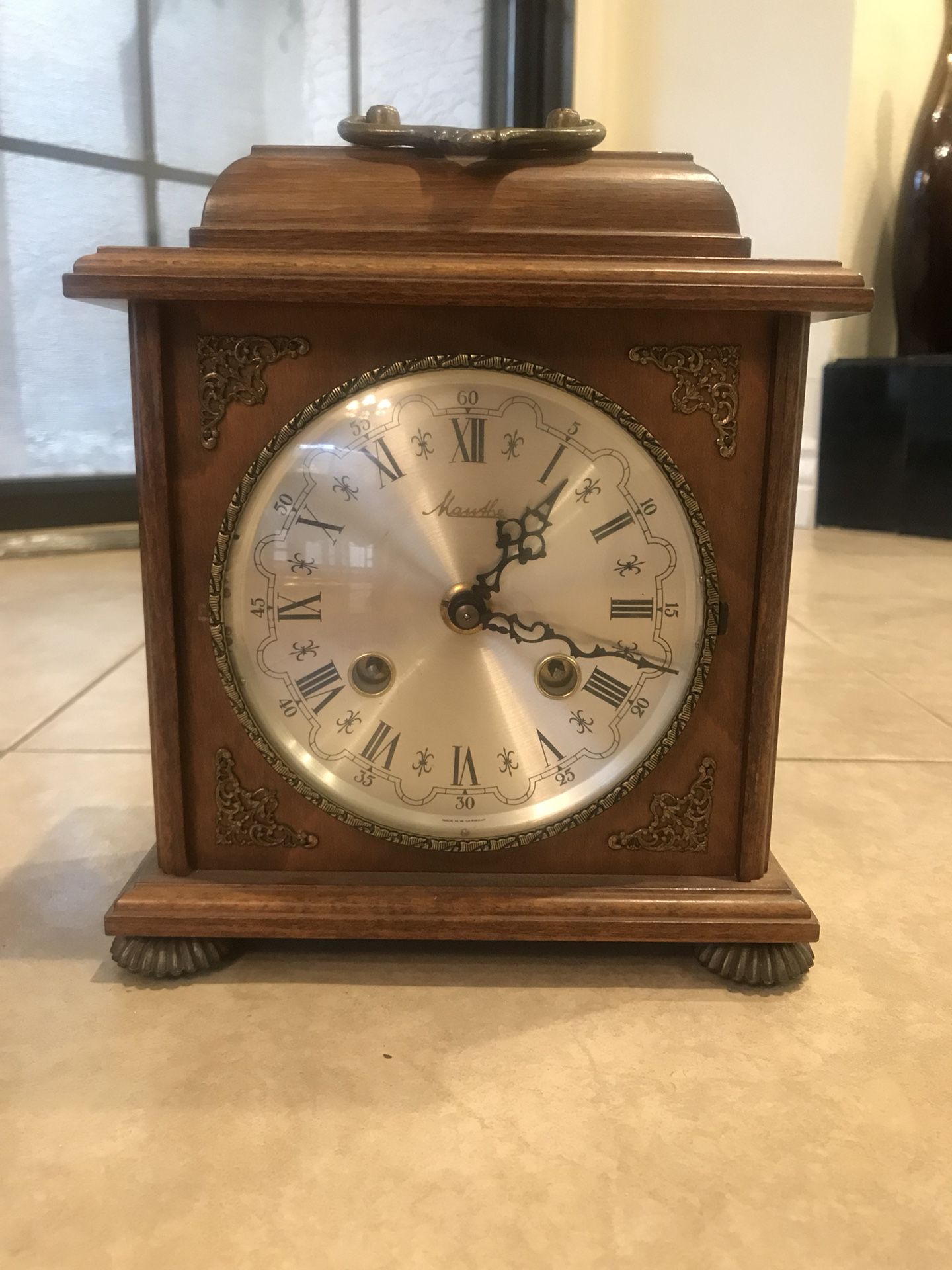 Friedrich Mauthe Schwenningen Shelf Clock (Antique)