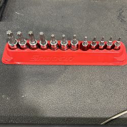 Snap-On 12pc Torx Bit Socket Set - 1/4" & 3/8" Drive