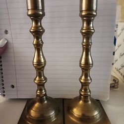 Brass Candle Holders 8'