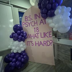 Graduation Balloon Garland And Stand 