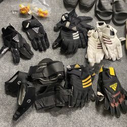 Football Cleats, Gloves, Mouth Pieces, Workout Shoes,Backpacks