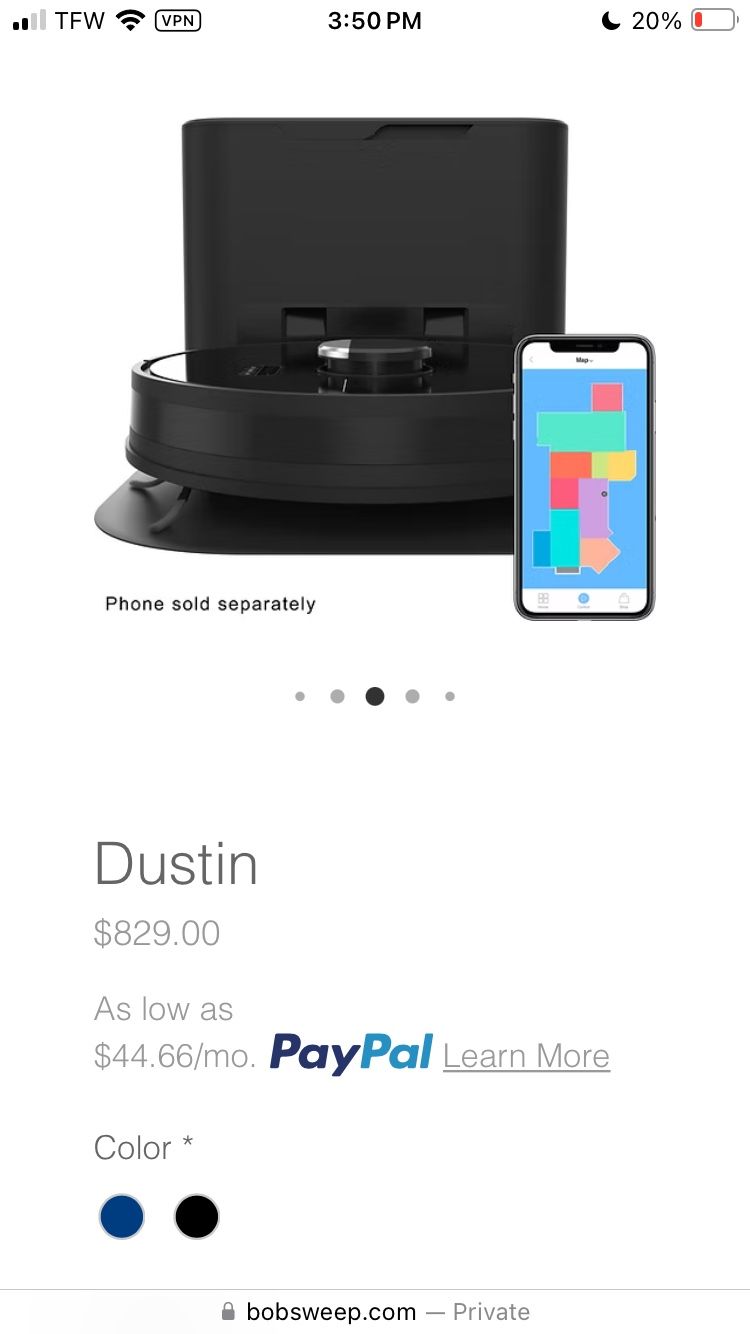 Dustin Robot Vacuum By Bobsweep