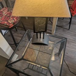 Nightstand End Table Nightstand With Lamp Matching 