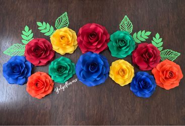 Fiesta Paper flowers 🌸 Flores de papel