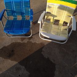 Vintage Low Boy Lawn Chairs