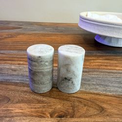 Marble Salt & Pepper Shakers 