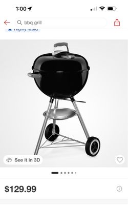 Weber charcoal grill