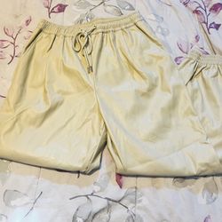 New! Ladies Faux Joggers