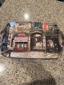 Paris cafe tray