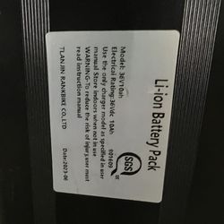 36v battery with key