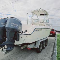 GRADY WHITE 272 SAILFISH DEL 99 CON DOS YAMAHAS 225 FOUR STROKE DEL 2012 CON 300 HORAS TRAILER HEAVY 