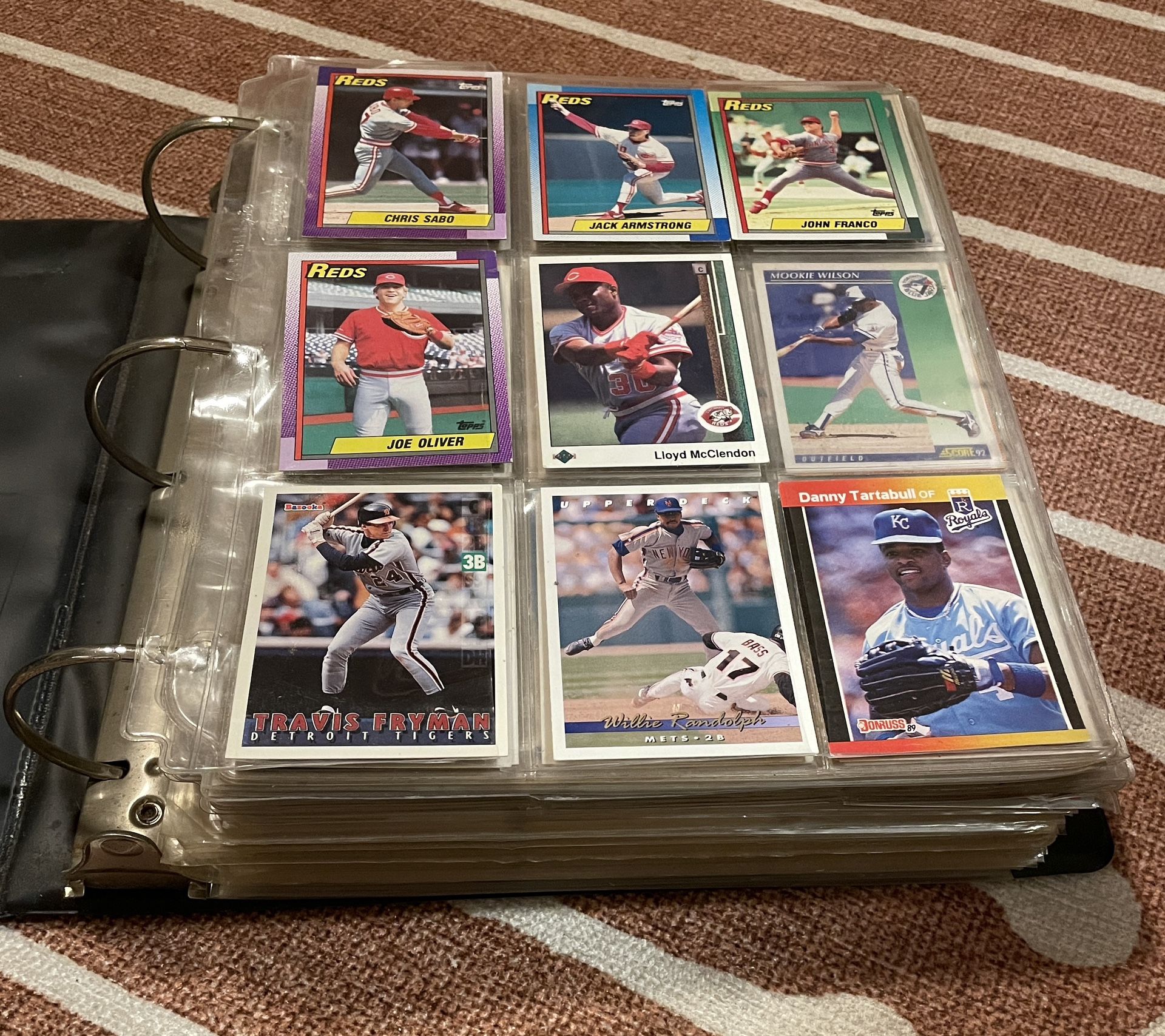 400+ Cards - Huge Album Of Mostly Baseball Cards (Binder Included)